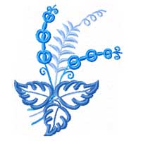 Leaves Ornament Machine Embroidery design