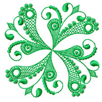 Lacy Ornaments 9 Machine Embroidery Designs set