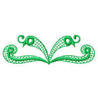 Lacy Ornament Machine Embroidey Design