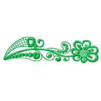 Lacy Ornament Machine Embroidey Design