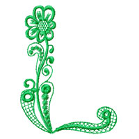 Lacy Ornament Machine Embroidey Design