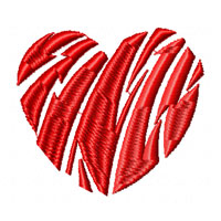 Valentines - Musical Love Machine Embroidery Design