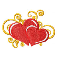 Valentines - Musical Love Machine Embroidery Design
