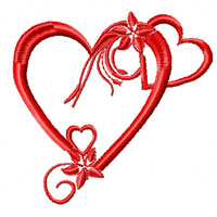 Valentines - Musical Love Machine Embroidery Design