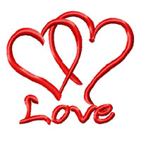 Valentines - Musical Love Machine Embroidery Design