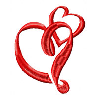 Valentines - Musical Love Machine Embroidery Design