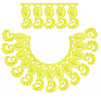 Flower Machine Embroidey Design