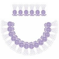 Flower Machine Embroidey Design