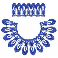 Flower Machine Embroidey Design