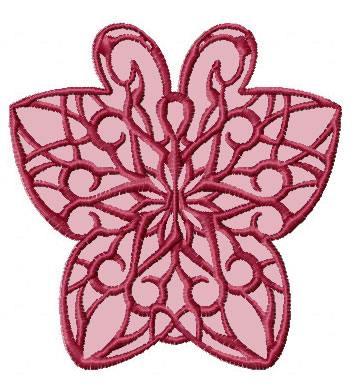 4Hobbycom Machine Embroidery Designs Butterflies Lacy