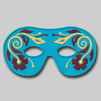 Carnival Masks Machine Embroidery Design