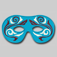 Carnival Masks Machine Embroidery Design