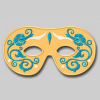 Carnival Masks Machine Embroidery Design