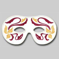 Carnival Masks Machine Embroidery Design