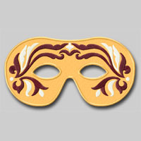 Carnival Masks Machine Embroidery Design