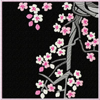 Cherry Blossom Quilt Motifs/Blocks Machine Embroidery Designs