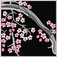 Cherry Blossom Quilt Motifs/Blocks Machine Embroidery Designs