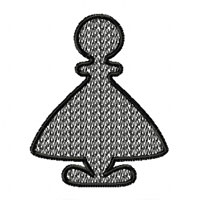 Chess Machine Embroidery design