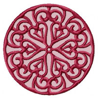 Lacy circles   Machine Embroidery Designs