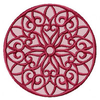 Lacy circles   Machine Embroidery Designs