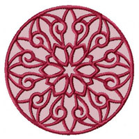 Lacy circles   Machine Embroidery Designs