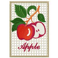 Decorative Fruits Machine embroidery designs set