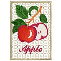 Decorative Fruits Machine Embroidery Designs Set 5x7