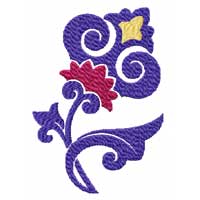 Elegant Flowers Machine Embroidery Design