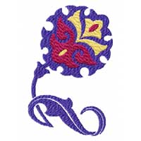 Elegant Flowers Machine Embroidery Design
