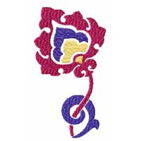 Elegant Flowers Machine Embroidery Design