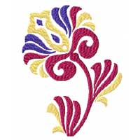 Elegant Flowers Machine Embroidery Design