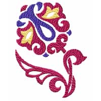 Elegant Flowers Machine Embroidery Design