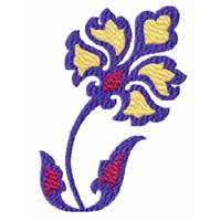 Elegant Flowers Machine Embroidery Design