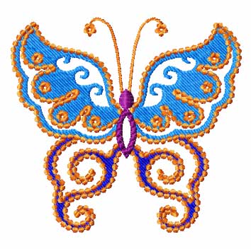 Fairy Butterfly Machine Embroidery Designs set 4x4