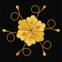 Elegant Flowers Machine Embroidery Design