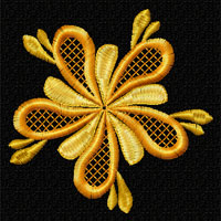Elegant Flowers Machine Embroidery Design