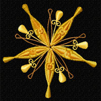 Elegant Flowers Machine Embroidery Design
