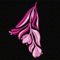 Flower Machine Embroidey Design