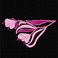 Flower Machine Embroidey Design
