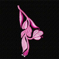 Flower Machine Embroidey Design