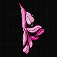 Flower Machine Embroidey Design