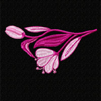 Flower Machine Embroidey Design