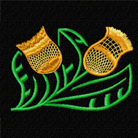 Flower Machine Embroidey Design