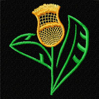 Flower Machine Embroidey Design