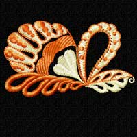 Flower Machine Embroidey Design