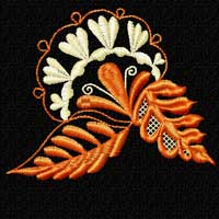 Fantasy Flowers Machine Embroidery Designs 4x4