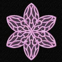 Lacy Flowers  Machine Embroidery Designs