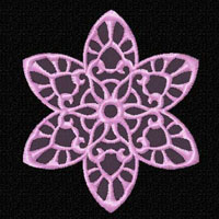 Lacy Flowers Machine Embroidery Designs