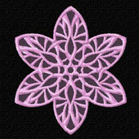 Lacy Flowers  Machine Embroidery Designs