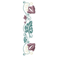 Flower Ornament Machine Embroidery design